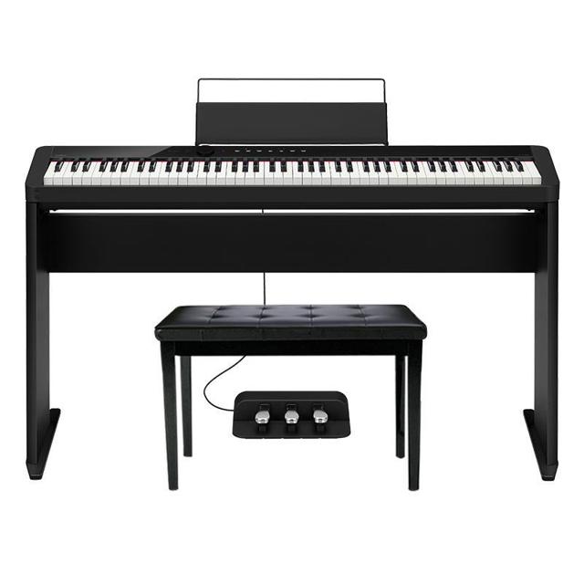 卡西欧（CASIO） 电子钢琴88键重锤PX-S1000网红同款火星红家用便携式电钢琴 