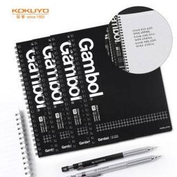 国誉（KOKUYO） 日本国誉Gambol渡边学双螺旋线圈记事本 方格 B5/50页 4本装WCN-GTN1553