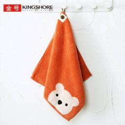金号（KINGSHORE） 毛巾家纺 纯棉方巾小毛巾 婴儿方巾 儿童方巾柔软吸水 卡通可爱 红色 36g 31 