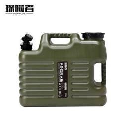 TAN XIAN ZHE 探险者 户外水桶 家用储水桶 车载储水罐带龙头大容量塑料方形水箱装纯净水 18L