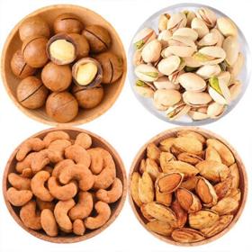 ManJiFu 曼记福 纯坚果组合（夏威夷果+巴旦木+炭烧腰果+开心果）各108g/袋