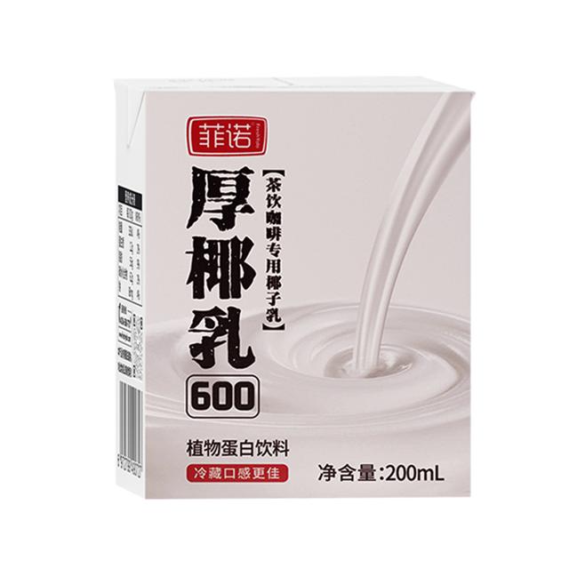 菲诺 椰浆厚椰乳奶茶生椰拿铁200ml*6盒