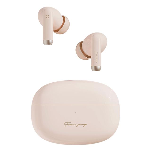 EDIFIER 漫步者 Fitpods 冇心真无线蓝牙耳机主动降噪女士款无线蓝牙双耳入耳式通用适用于苹果华为安卓 