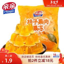 Qinqin 亲亲 桔子果肉果冻 450g 