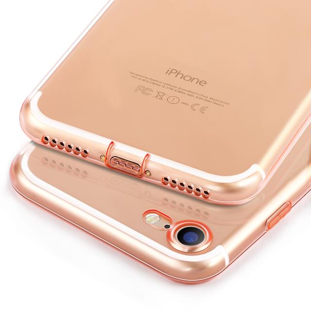 GUSGU 古尚古 苹果手机壳7plus透明防摔适用iphone超薄6新款6s镜头全包男8plus女款se高级感8保护套ip简约创意软壳7