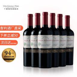 干露 典藏 赤霞珠干红葡萄酒 750ml*6瓶