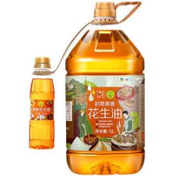 初萃（CHUCUI） 原香花生油 5L+220ml