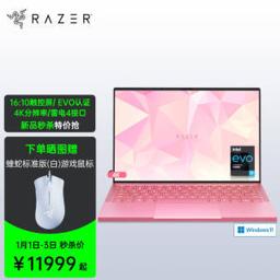 雷蛇（RAZER） RazerBook13.4英寸游戏本电脑（i7-1165G7、16GB、512GB）