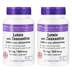 加拿大进口 Preferred Nutrition 叶黄素精华胶囊 60粒 养眼护眼