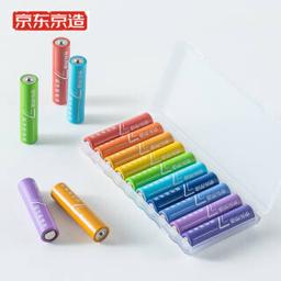京东京造 7号碱性电池 1.5V 1200mAh 10粒装