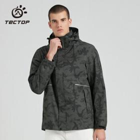 TECTOP 探拓 三合一户外服 情侣防寒服男款褐石色迷彩 S