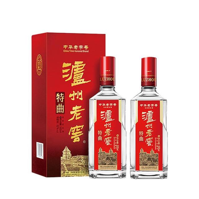 泸州老窖 中华特曲 52度双瓶浓香型高度白酒酒水500mL*2瓶