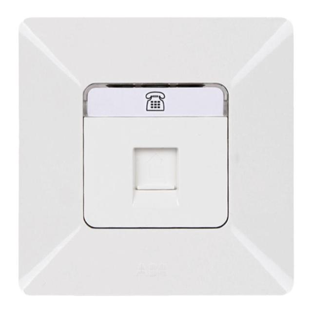 ABB 开关插座面板套餐一开二开三开三孔电话插座空调试用特价正品