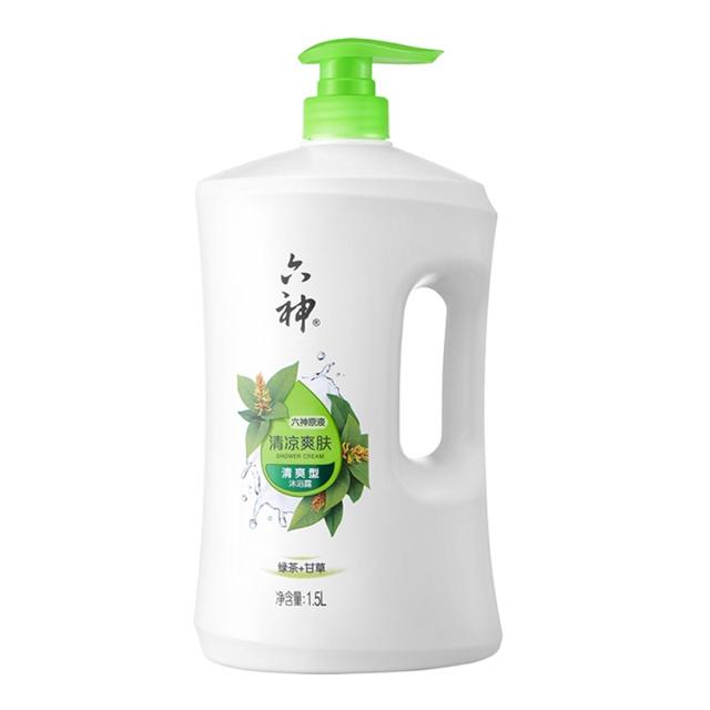 六神沐浴露绿茶1500ml