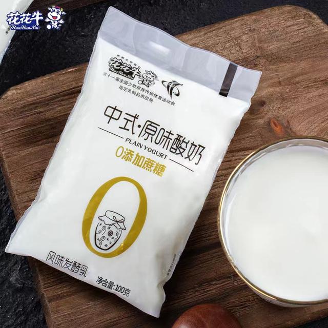 花花.牛 原味酸奶100g*10袋