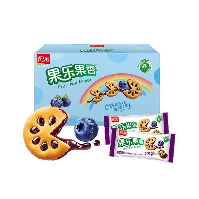 嘉士利 果乐果香果酱夹心饼干1000g