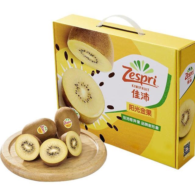 88VIP：Zespri 佳沛 新西兰金奇异果12个大果（单果124-145g）礼盒装