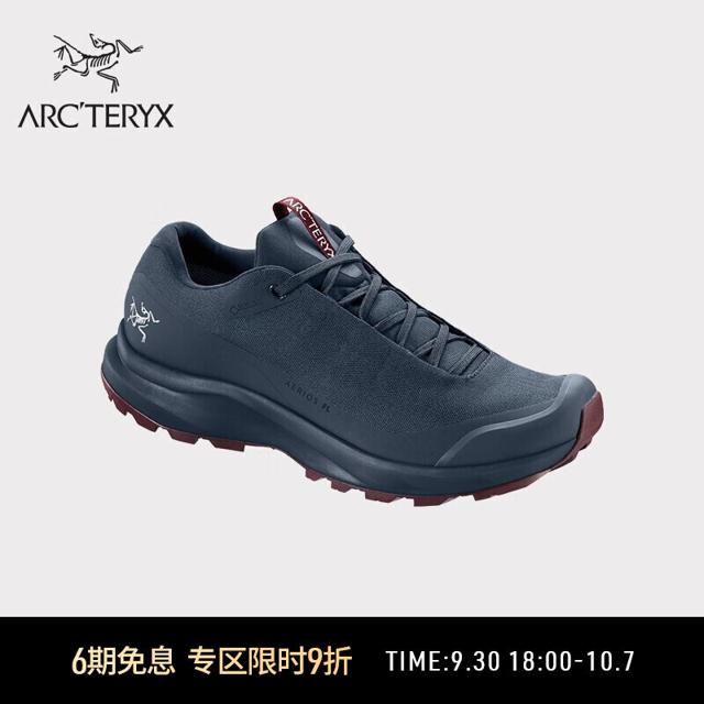 ARC'TERYX 始祖鸟 Aerios Gore-tex 男子徒步鞋 L07124400 间影蓝/秋叶黄 UK6.5
