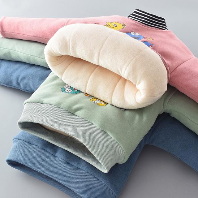 90cm-130cm码 男女童三层加棉卫衣