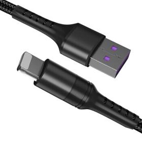 摩力小象 快充电源线 数据线适用于适用iPhone13/12Pro Max/11苹果手机 A-苹果黑色 2m