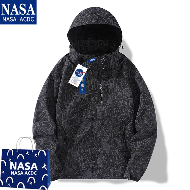NASA联名 情侣款冲锋衣外套