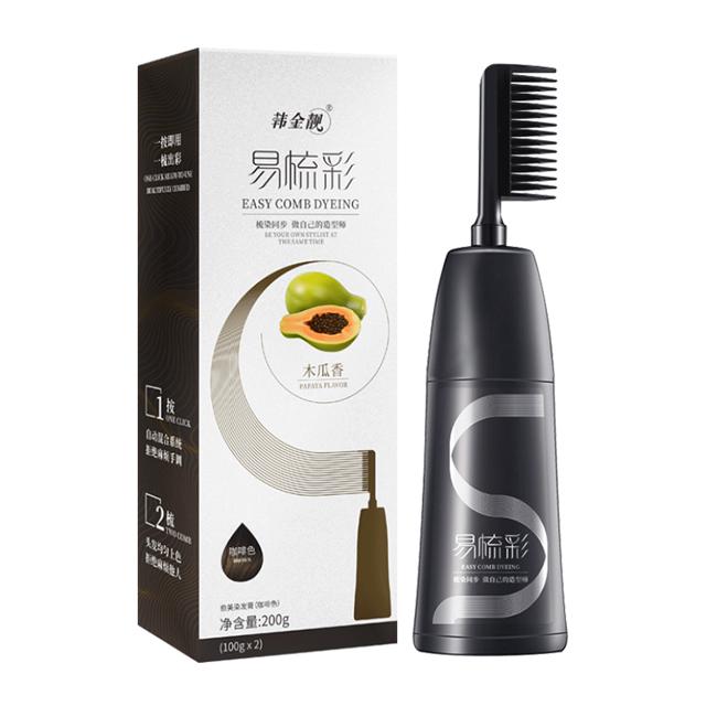 韩金靓 一梳彩染发剂200g