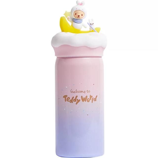 泰迪珍藏可爱小熊便携杯保温杯220ML