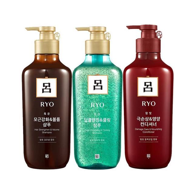 88VIP：Ryo 吕 洗发套装 550ml*3（红吕＋棕吕＋绿吕）
