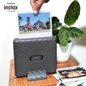 INSTAX Link WIDE 立拍立得宽幅照片打印机 摩卡灰