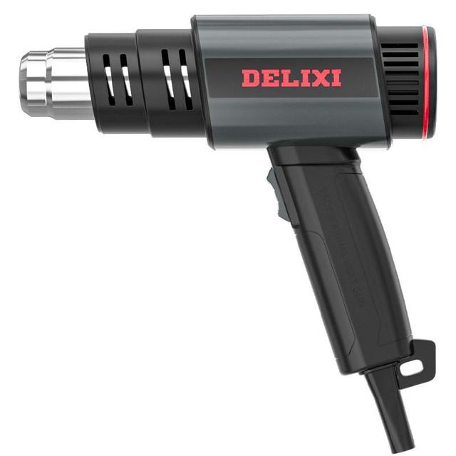 DELIXI 德力西 数显热风枪电子维修小型贴膜便携烘枪工业热缩膜吹风机烤枪