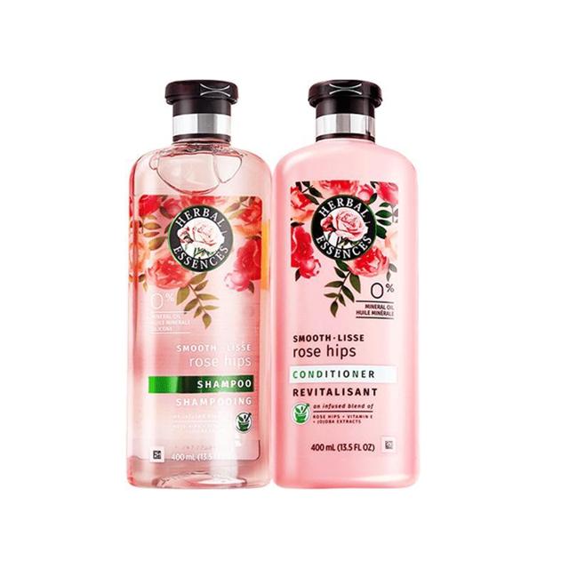 CLAIROL 伊卡璐 Herbal香氛玫瑰洗发水女无硅油滋养蓬松留香洗发露