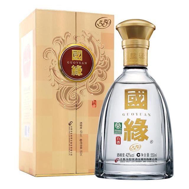 88VIP：今世缘 国缘对开 42%vol 柔雅型白酒 550ml 单瓶装