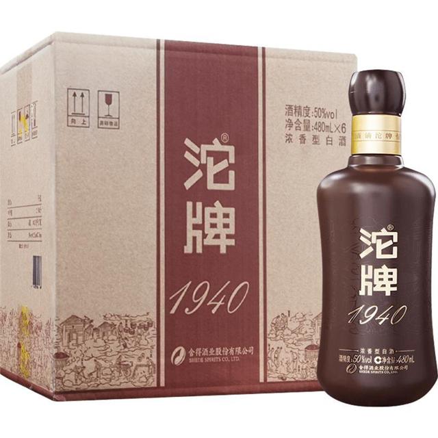 88VIP：沱牌 1940 50%vol 浓香型白酒 480ml*6瓶 整箱装