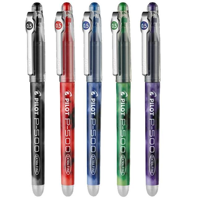 PILOT 百乐 BL-P500 拔帽中性笔 0.5mm 单支装