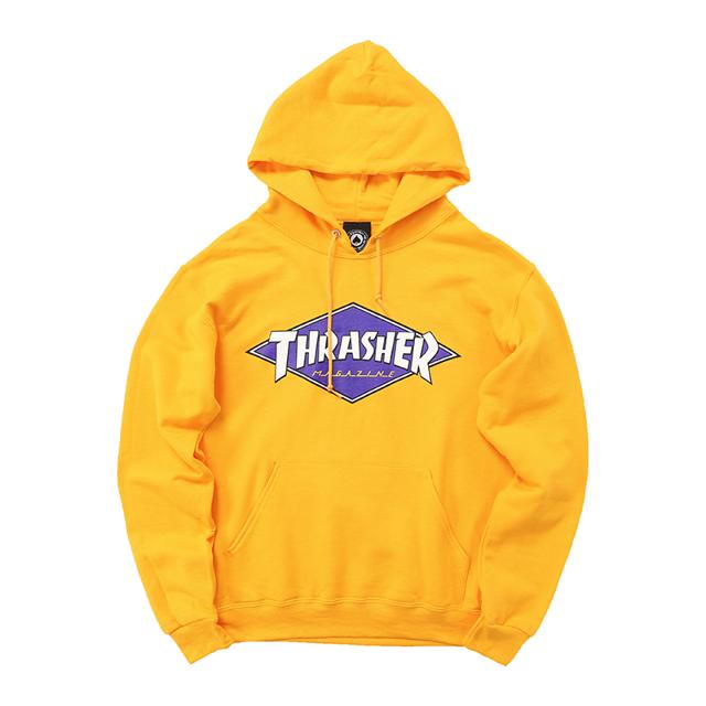 THRASHER DIAMOND LOGO HOOD 印花卫衣 THRAMH111