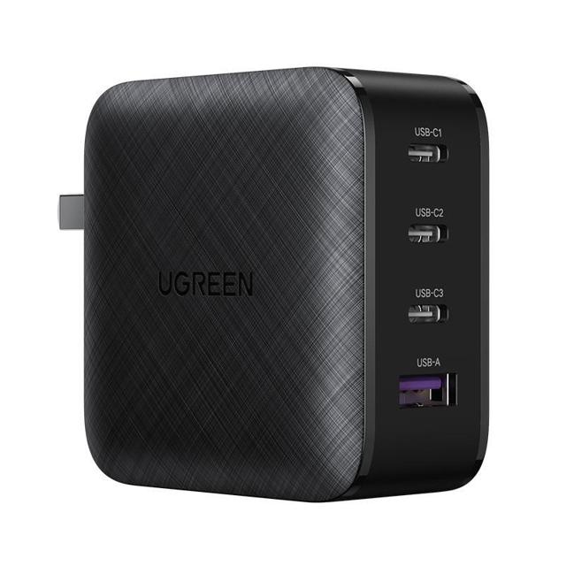 UGREEN 绿联 65W氮化镓充电器iPhone14typec多口GanX适用于苹果macbookpro笔记本电脑ipad3华为小米手机PD快充usb插头