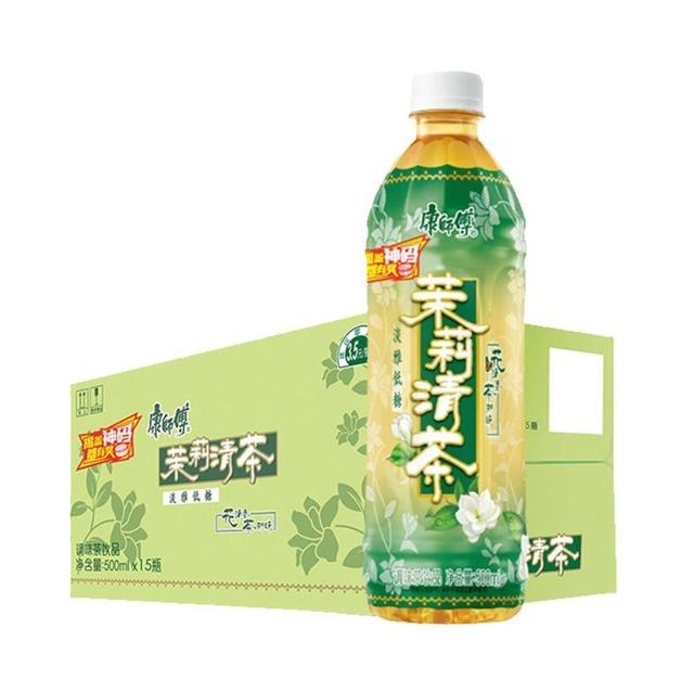 康师傅 茉莉清茶饮品500mL*15瓶整箱装宅家囤货饮料