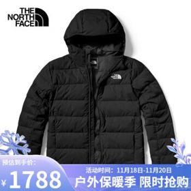 北面 男款800蓬防风羽绒服 NF0A7W7NJK31L