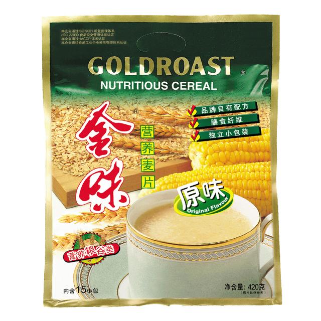 金味冲饮麦片原味营养麦片420g