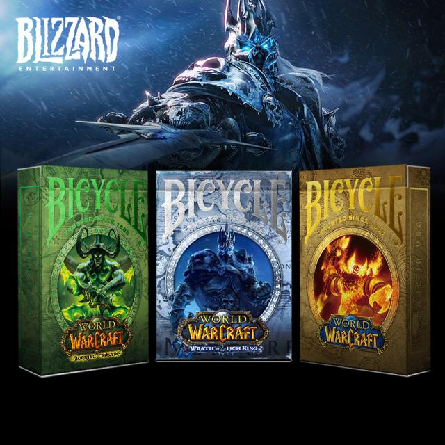 BLIZZARD 暴雪 Bicycle单车 魔兽世界官方游戏周边扑克牌