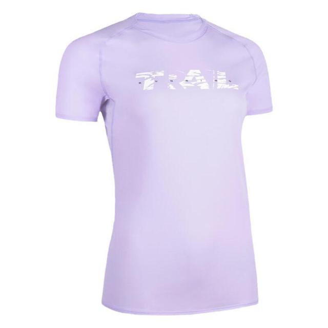 DECATHLON 迪卡侬 运动t恤女夏越野短袖宽松户外跑步服圆领透气速干上衣WSLS1