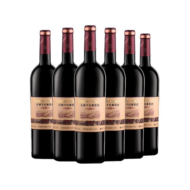 中粮长城干红葡萄酒750ml×6瓶