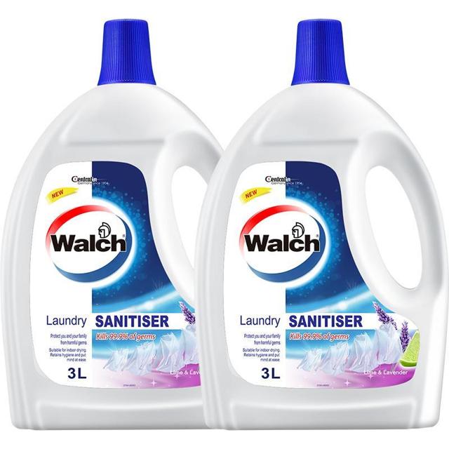 88VIP：Walch 威露士 加量不加价威露士衣物除菌消毒液3L*2瓶薰衣草杀菌99.9%清新洗衣