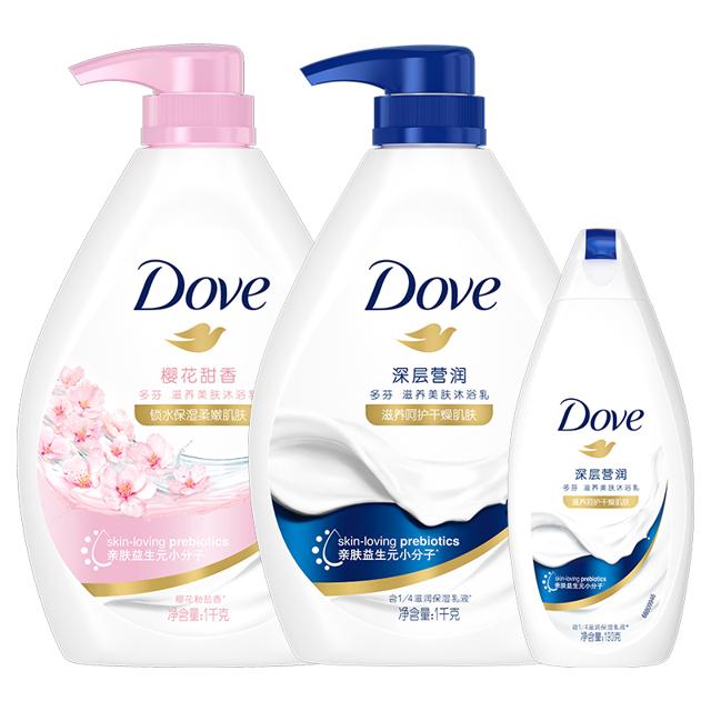 25猫卡+赠品 多芬樱花沐浴乳2190ml