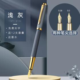 HERO 英雄 钢笔 浅灰 0.38mm 单支装 多款可选