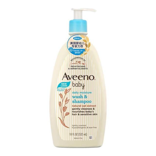 88VIP：Aveeno 艾惟诺 每日倍护 婴儿洗发沐浴露 532ml