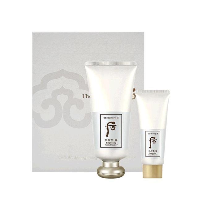 WHOO 后 拱辰享·雪玉凝净透泡沫洁面膏套装180ml+40ml