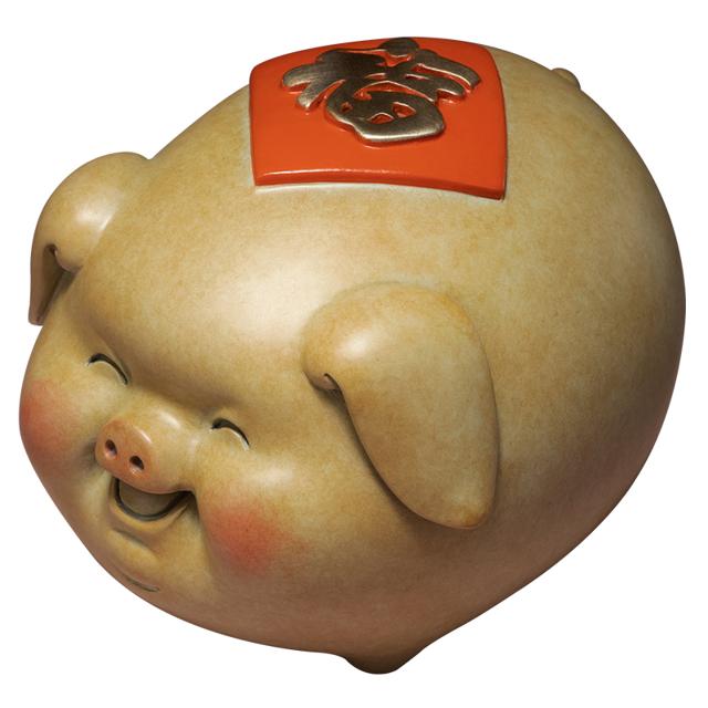 铜师傅 全铜摆件《福猪》 铜工艺品 家居饰品办公室客厅装饰摆件
