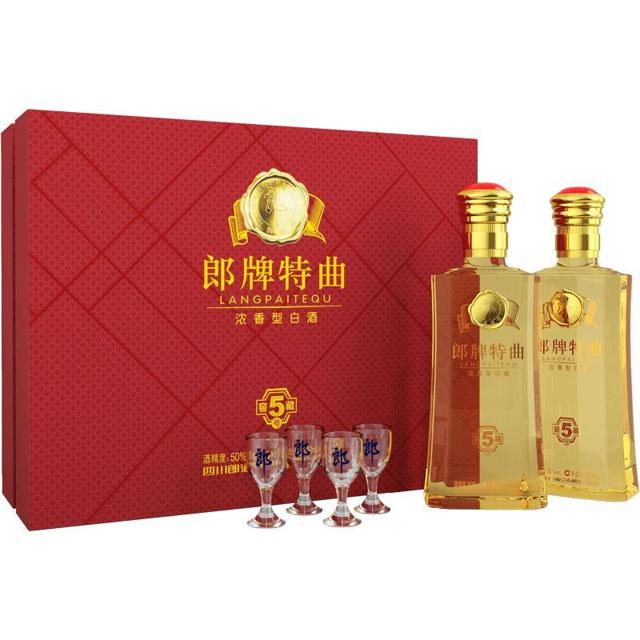 88VIP：LANGJIU 郎酒 郎牌特曲 窖藏5号 50%vol 浓香型白酒 500ml*2瓶 礼盒装