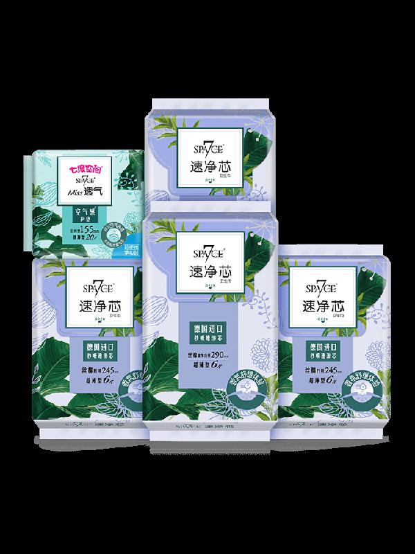 七度空间 日夜组合卫生巾5包44片